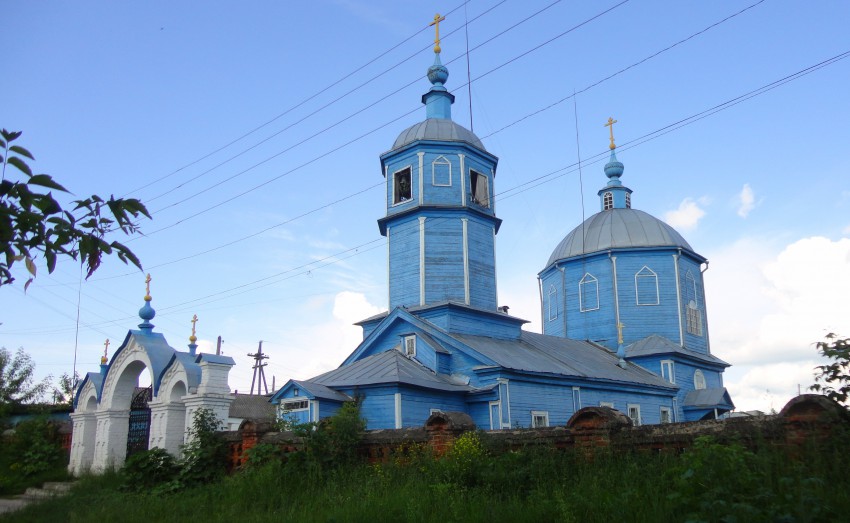 Румянцево. Церковь Казанской иконы Божией Матери. фасады