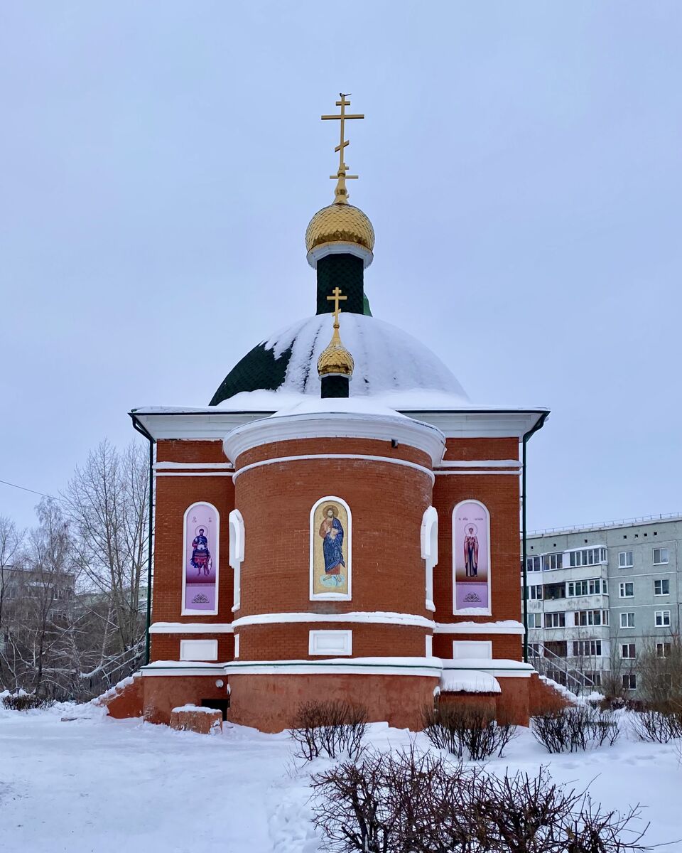Церковь Троицы Живоначальной в Светлом, Омск (Омск, город, Омская область). фасады, Восточный фасад