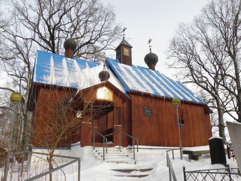 Церковь Иоанна Богослова, Домашаны (Смолевичский район, Беларусь, Минская область). общий вид в ландшафте