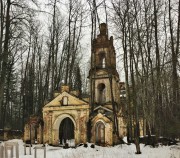 Церковь Ризоположения (Положения честной ризы Пресвятой Богородицы во Влахерне), Вид с юго-запада<br>, Озерки, урочище, Чухломский район, Костромская область