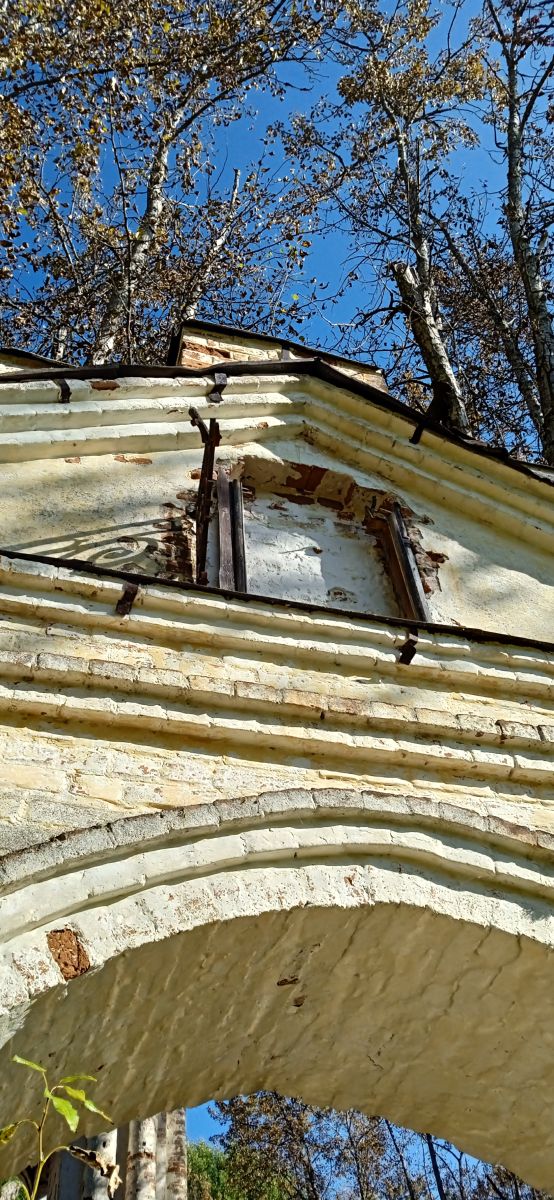 Церковь Ризоположения (Положения честной ризы Пресвятой Богородицы во Влахерне), Озерки, урочище (Чухломский район, Костромская область). дополнительная информация, Фрагмент парадных ворот