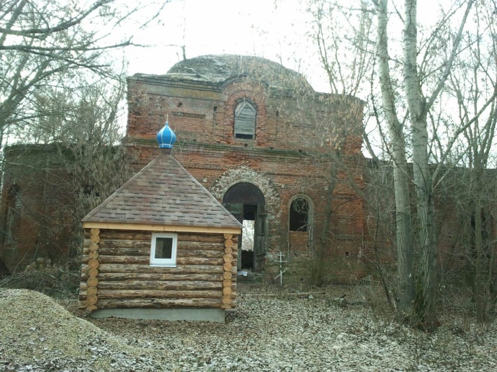 Костемерево. Церковь Покрова Пресвятой Богородицы. общий вид в ландшафте, Автор Виктор Сукачев