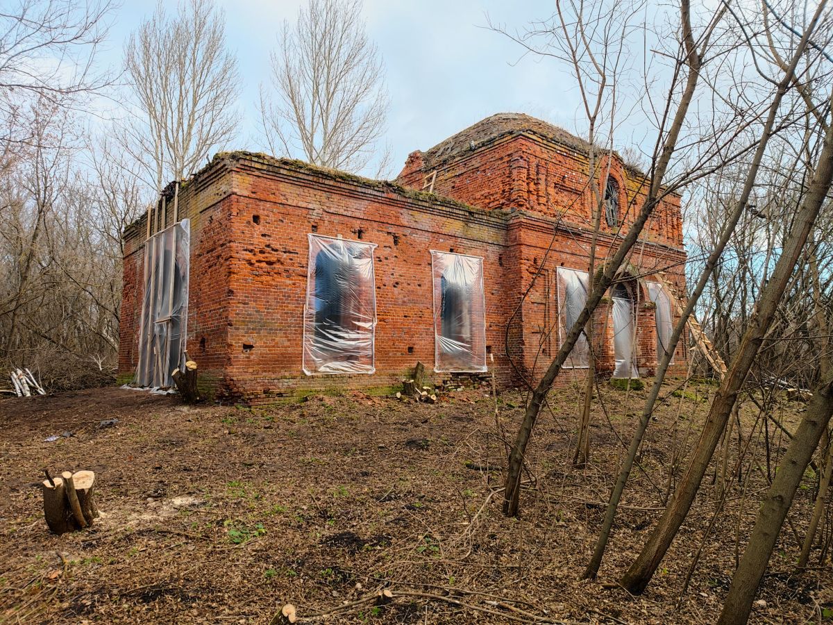 Костемерево. Церковь Покрова Пресвятой Богородицы. документальные фотографии