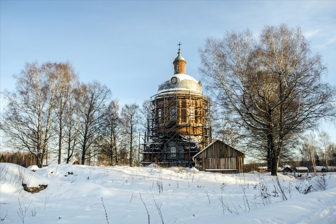 Пыжа. Церковь Николая Чудотворца. фасады