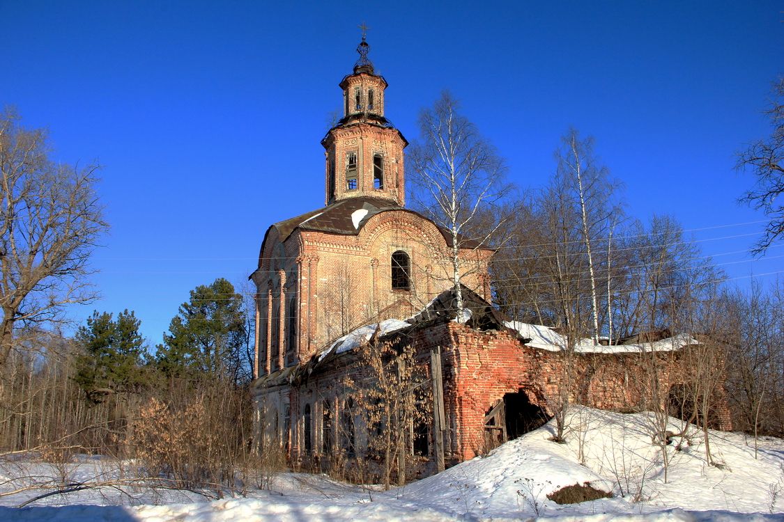 Раменье. Церковь Троицы Живоначальной. фасады, Вид с северо-запада.