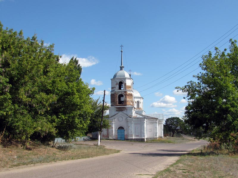 Церковь Покрова Пресвятой Богородицы, Старотолучеево (Богучарский район, Воронежская область). фасады
