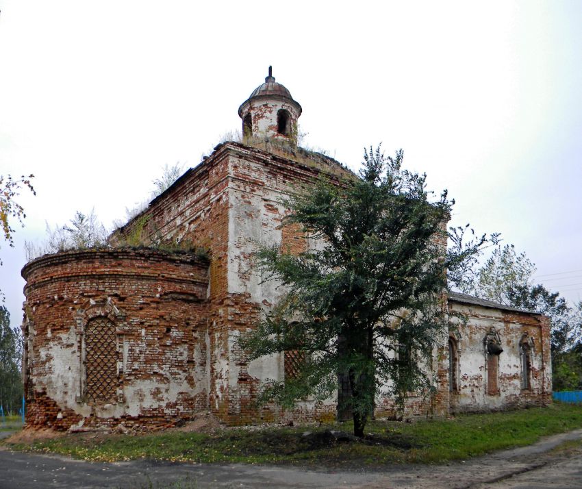 Церковь Александра Невского, Лофицкое (Богучарский район, Воронежская область). общий вид в ландшафте
