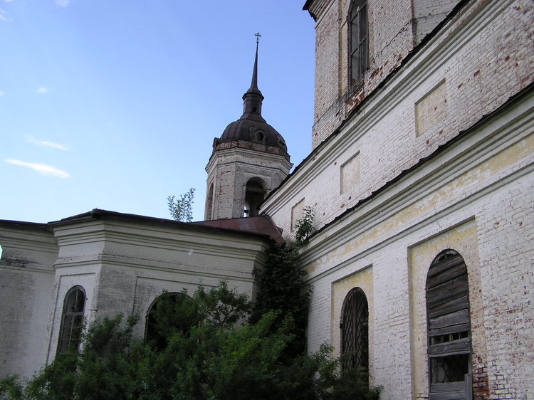 Церковь Покрова Пресвятой Богородицы, Верходворье (Юрьянский район, Кировская область). архитектурные детали