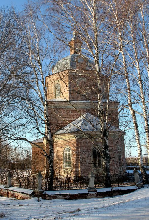 Церковь Троицы Живоначальной, Пищалье (Оричевский район, Кировская область). фасады