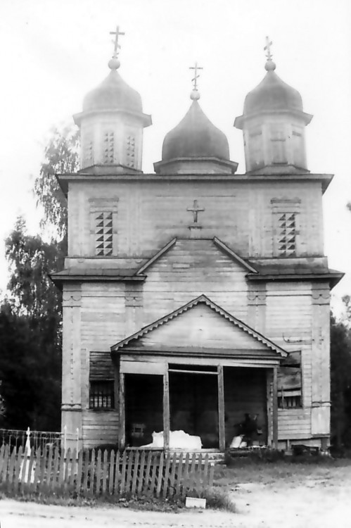 Стайки. Церковь Покрова Пресвятой Богородицы. художественные фотографии, Внешний вид  церкви. д Стайки.