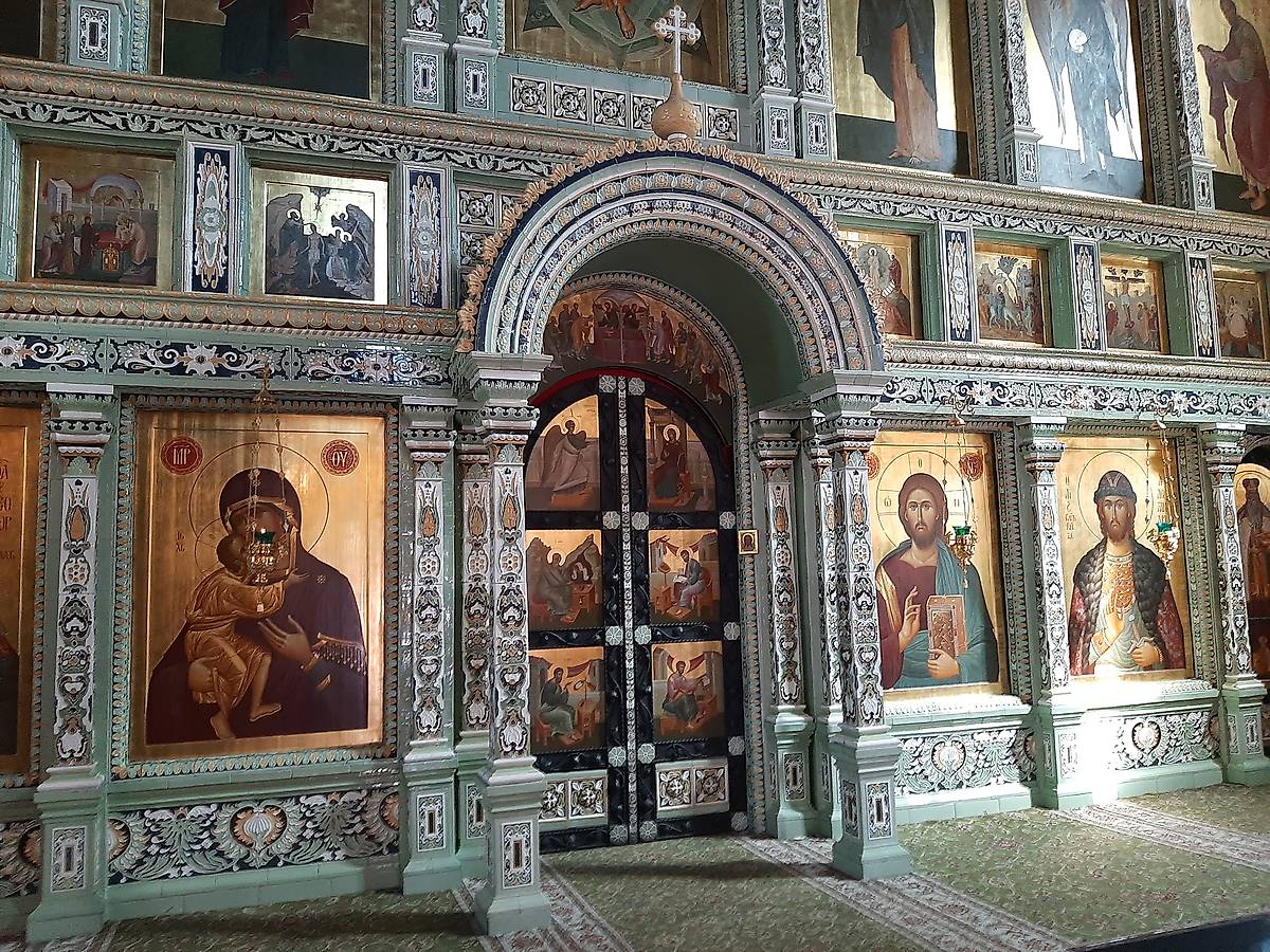 интерьер и убранство. Феодоровский мужской монастырь. Кафедральный собор Феодоровской иконы Божией Матери (новый), Городец (Городецкий район, Нижегородская область)