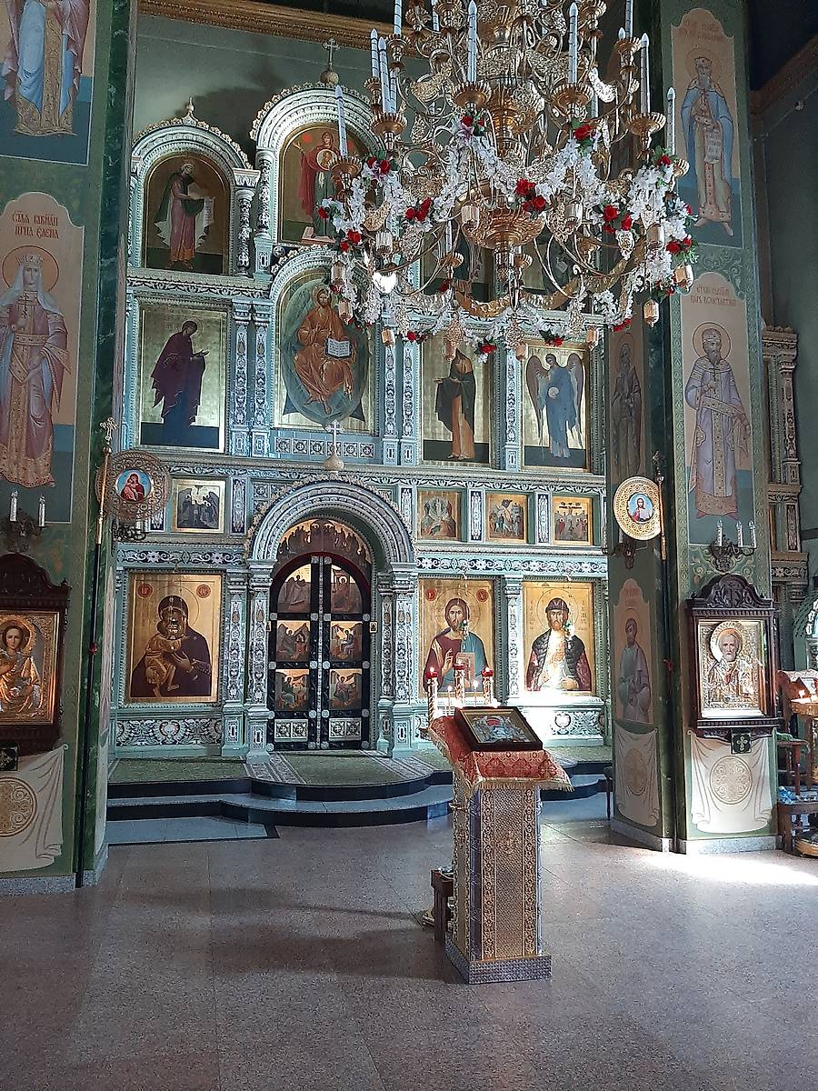 интерьер и убранство. Феодоровский мужской монастырь. Кафедральный собор Феодоровской иконы Божией Матери (новый), Городец (Городецкий район, Нижегородская область)