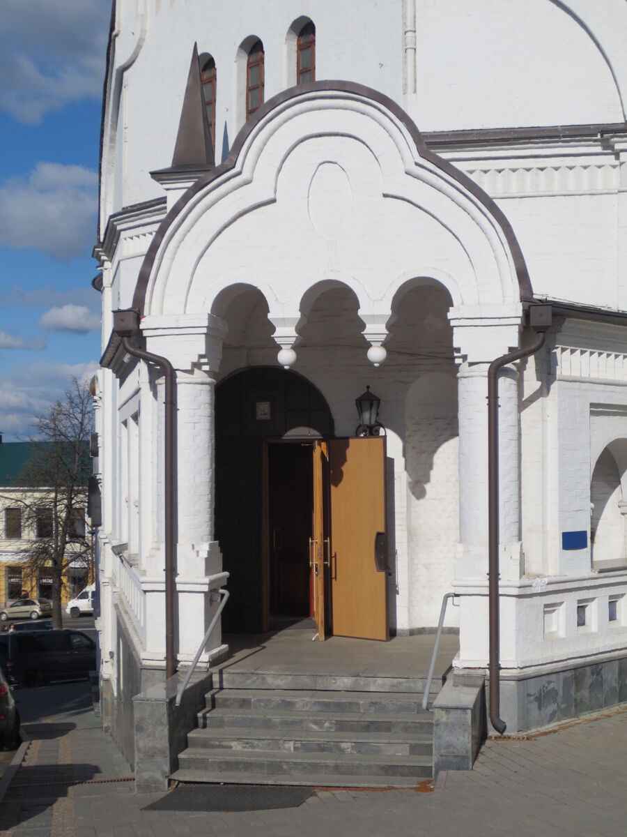 Церковь Казанской иконы Божией Матери над Зеленским съездом (новая), Нижегородский район (Нижний Новгород, город, Нижегородская область). архитектурные детали