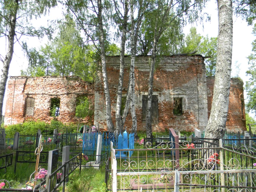 Церковь Владимирской иконы Божией Матери, Бараново (Верхнеландеховский район, Ивановская область). фасады