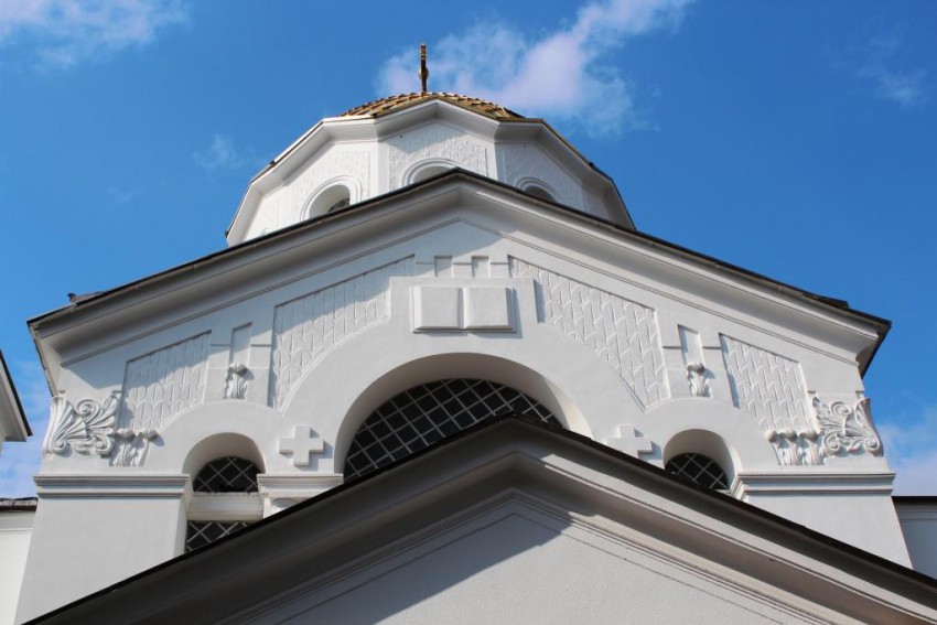 Сухум. Кафедральный собор Благовещения Пресвятой Богородицы. фасады, Фрагмент южного фасада