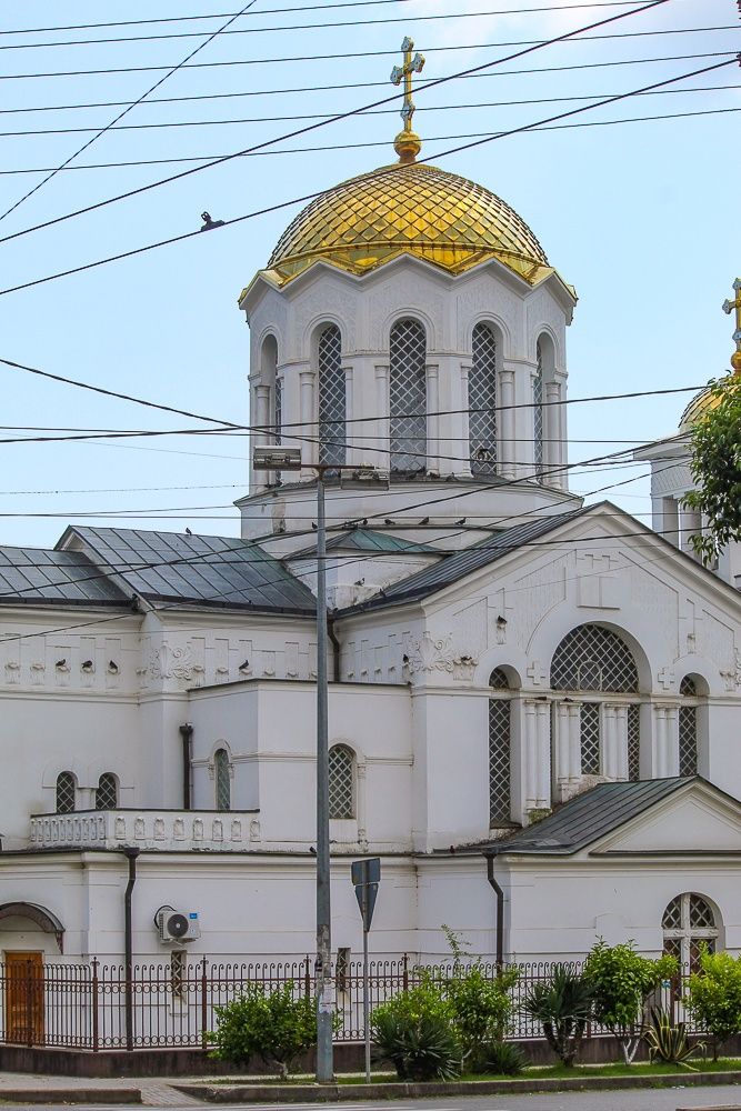 Сухум. Кафедральный собор Благовещения Пресвятой Богородицы. архитектурные детали