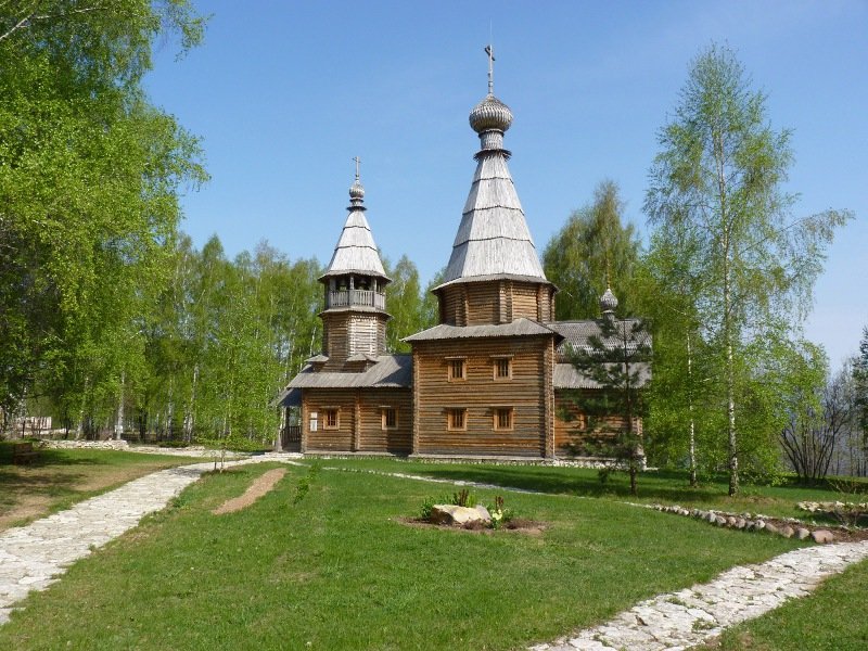 Урково. Церковь Серафима Саровского. фасады
