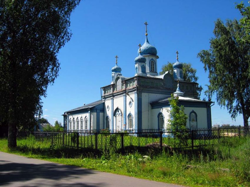 Церковь Преображения Господня, Шеляухово (Балахнинский район, Нижегородская область). фасады