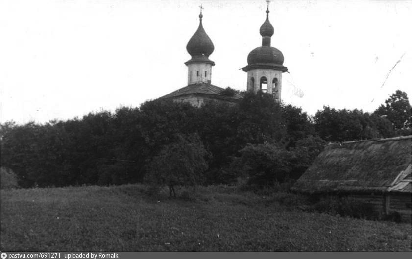 Поляне. Церковь Покрова Пресвятой Богородицы. архивная фотография, Фото 1950-х гг.