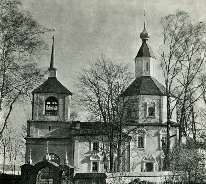 Вехно. Церковь Спаса Преображения. архивная фотография, Фото 1960-х гг. из архива Бориса Скобельцина