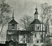 Церковь Преображения Господня, Фото 1960-х гг. из архива Бориса Скобельцина<br>, Вехно, Новоржевский район, Псковская область