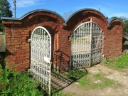 Церковь Преображения Господня, Ворота ограды<br>, Вехно, Новоржевский район, Псковская область