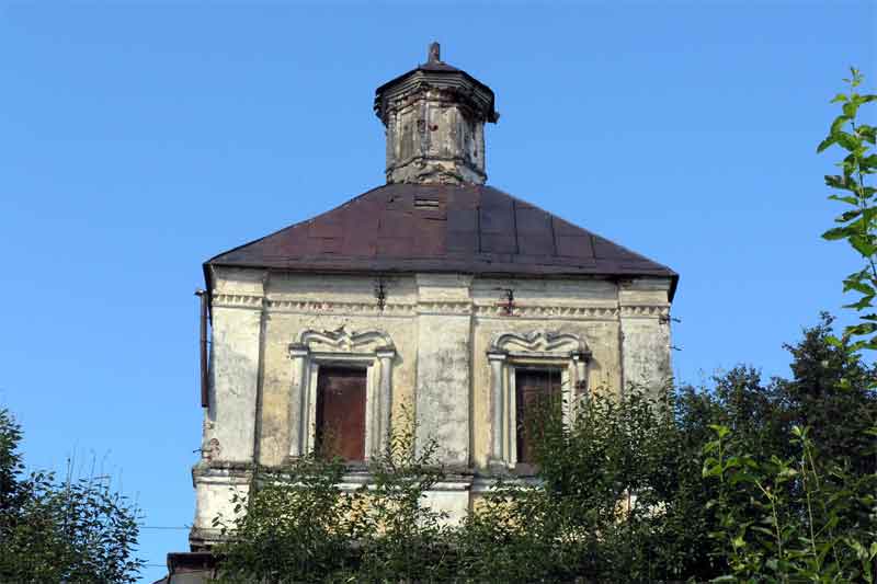 Церковь Казанской иконы Божией Матери (старая), Посадниково (Новоржевский район, Псковская область). архитектурные детали