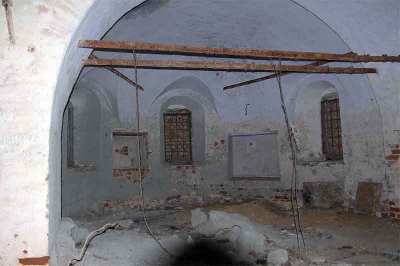 Церковь Казанской иконы Божией Матери (старая), Посадниково (Новоржевский район, Псковская область). интерьер и убранство