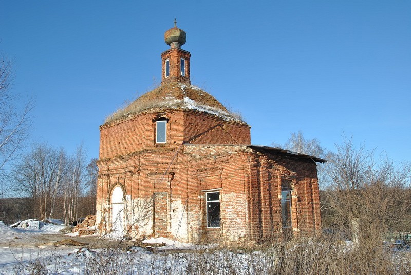 Богучарово. Церковь Покрова Пресвятой Богородицы. фасады