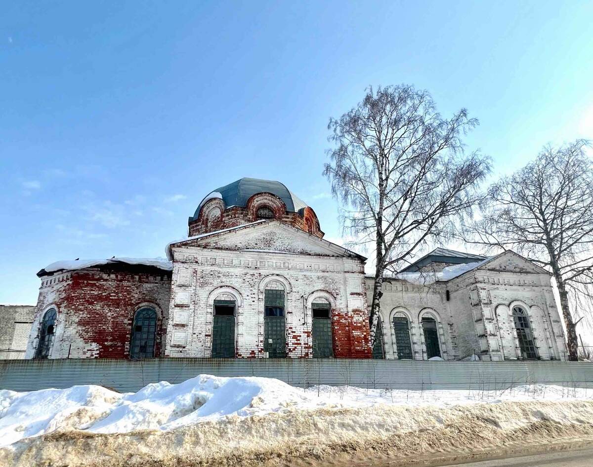 Церковь Николая Чудотворца в Крапивино, Пурех (Чкаловск, город, Нижегородская область). фасады
