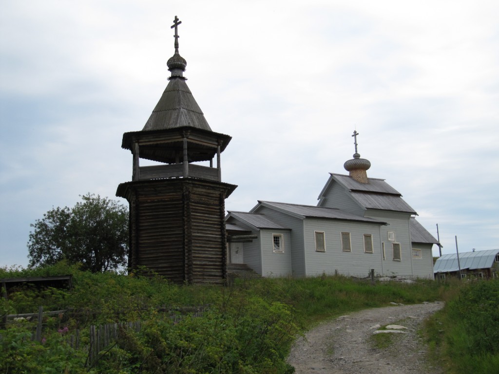 Ковда. Церковь Николая Чудотворца. общий вид в ландшафте