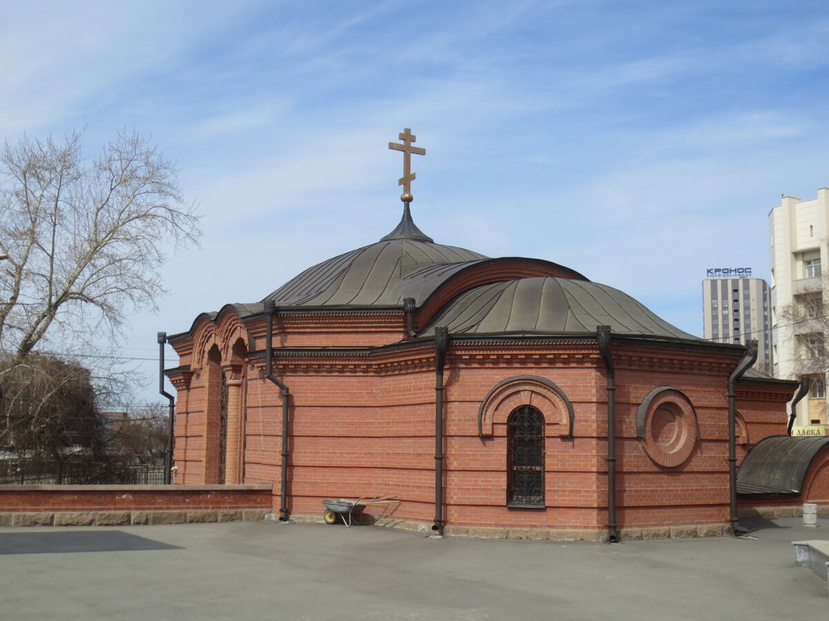 Новосибирск. Церковь Иоанна Предтечи при соборе Александра Невского. фасады