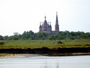 Церковь Параскевы Пятницы, Вид на церковь с реки Дон<br>, Манычская, Багаевский район, Ростовская область