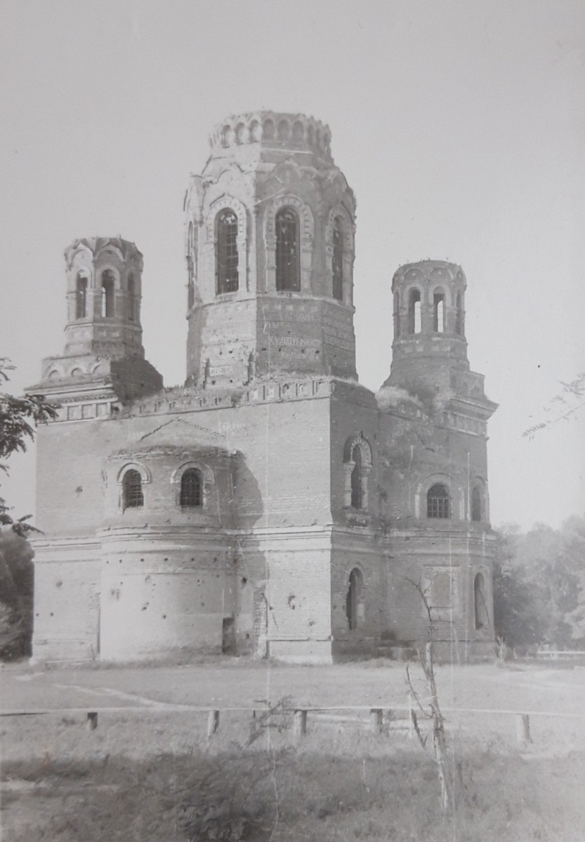 Церковь Параскевы Пятницы, Манычская (Багаевский район, Ростовская область). архивная фотография, Из личной коллекции. Дата съёмки неизвестна, ориентировочно 1970-80е