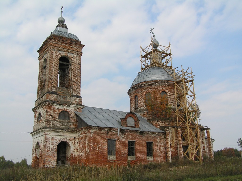 Алферьево. Церковь Покрова Пресвятой Богородицы. фасады