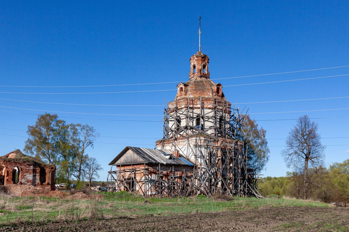 Дубровицы. Церковь Казанской иконы Божией Матери. фасады