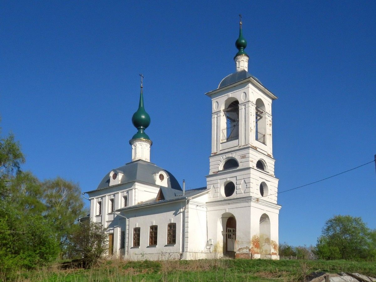 Твердилково. Церковь Рождества Пресвятой Богородицы. фасады