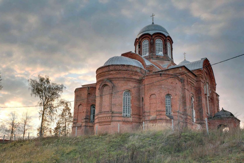 Горки. Церковь Николая Чудотворца. фасады