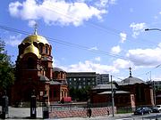 Церковь Иоанна Предтечи при соборе Александра Невского, вид с запада, храм справа<br>, Новосибирск, Новосибирск, город, Новосибирская область