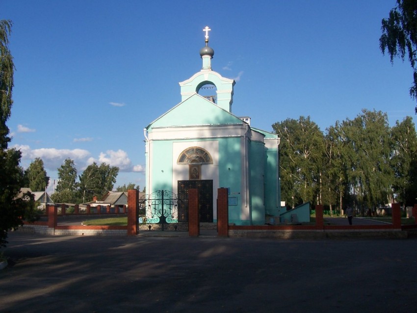 Церковь Владимирской иконы Божией Матери, Красное (Краснинский район, Липецкая область). фасады, Центральный вход