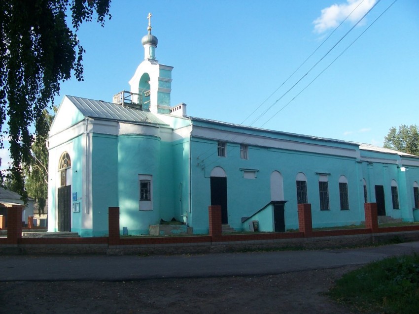 Церковь Владимирской иконы Божией Матери, Красное (Краснинский район, Липецкая область). фасады, Вид с юго-запада