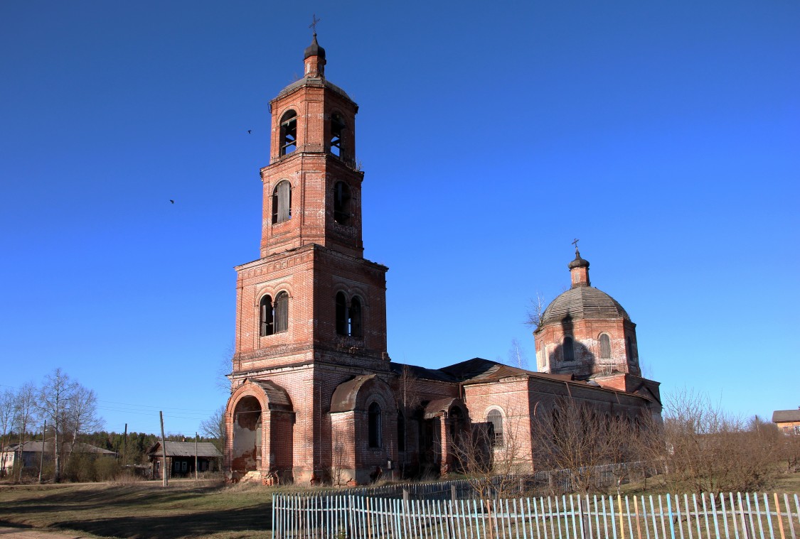 Церковь Рождества Христова, Верховонданка (Даровской район, Кировская область). фасады