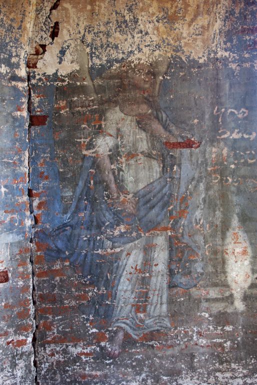Пантыл. Церковь Димитрия Солунского. интерьер и убранство, Росписи на стенах