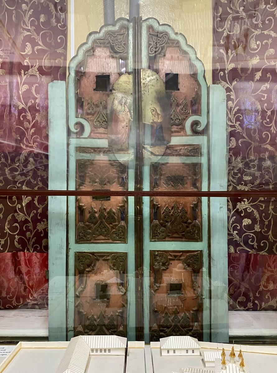 Церковь Димитрия Солунского, Пантыл (Белохолуницкий район, Кировская область). дополнительная информация, Царские врата из Пантыла в краеведческом музее г. Слободского