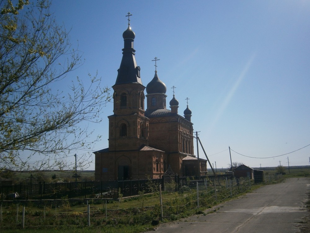 Нижняя Журавка. Церковь Покрова Пресвятой Богородицы. фасады