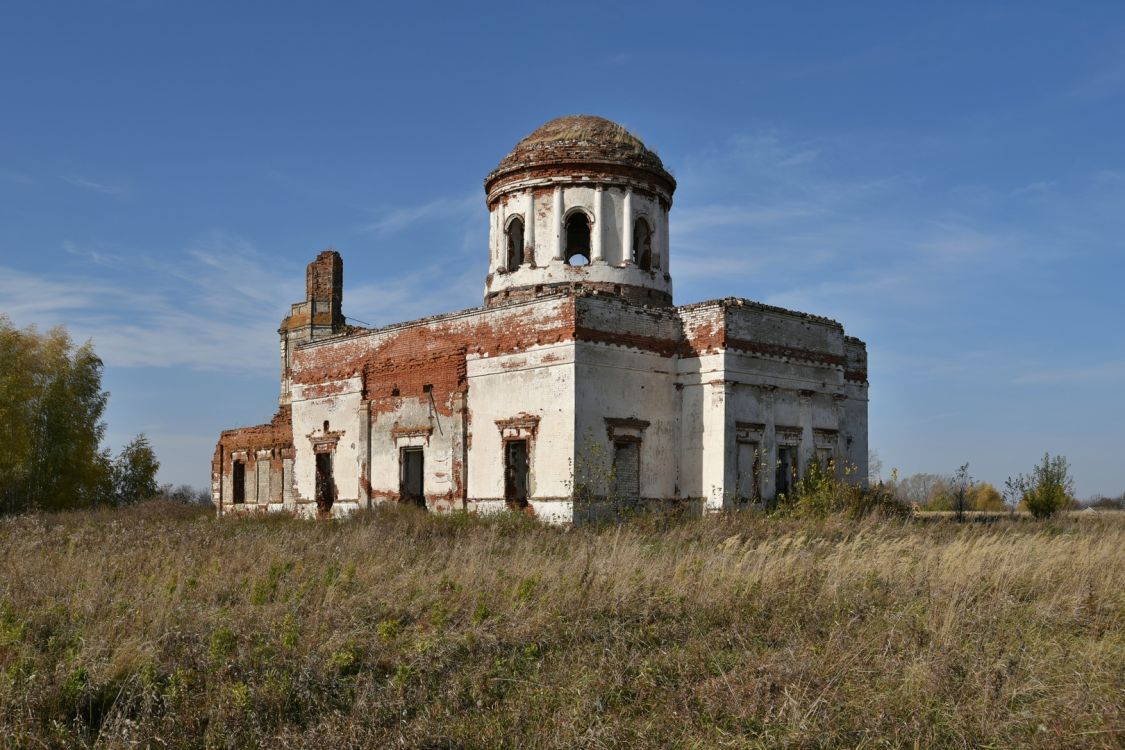 Церковь Владимирской иконы Божией матери, Утка (Гагинский район, Нижегородская область). фасады, Вид с юго-востока