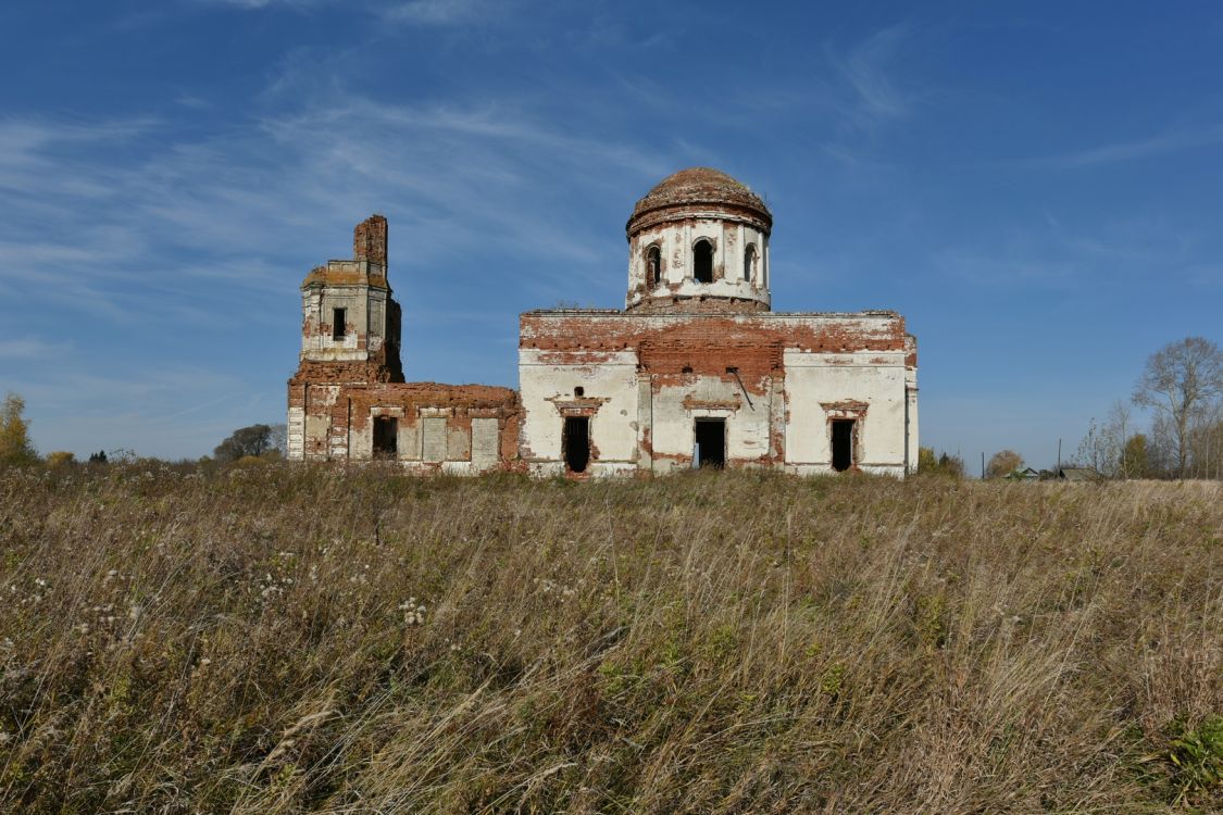 Утка. Церковь Владимирской иконы Божией матери. фасады, Вид с юга