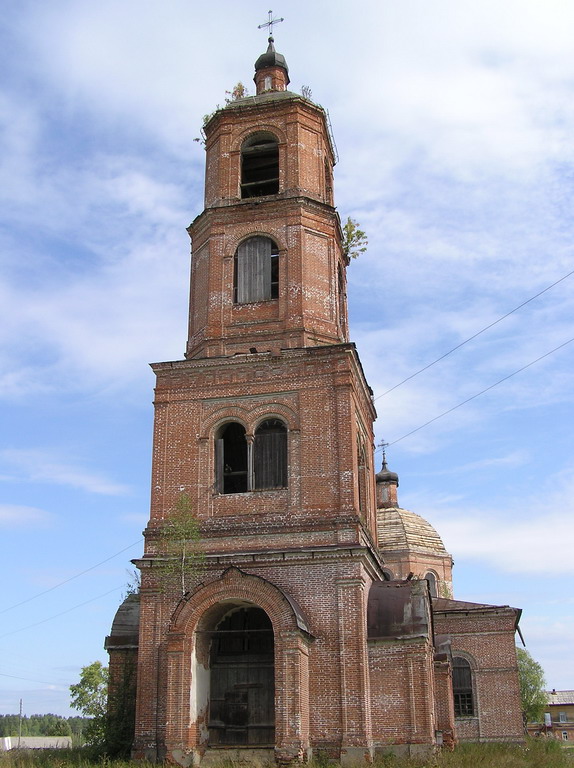 Церковь Рождества Христова, Верховонданка (Даровской район, Кировская область). фасады