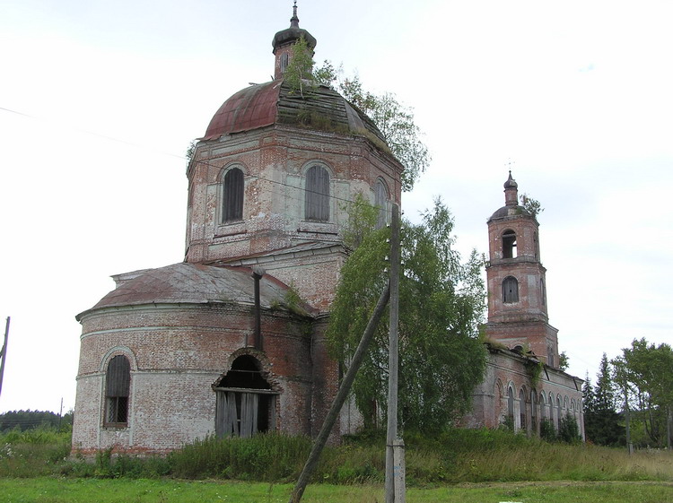 Церковь Рождества Христова, Верховонданка (Даровской район, Кировская область). фасады