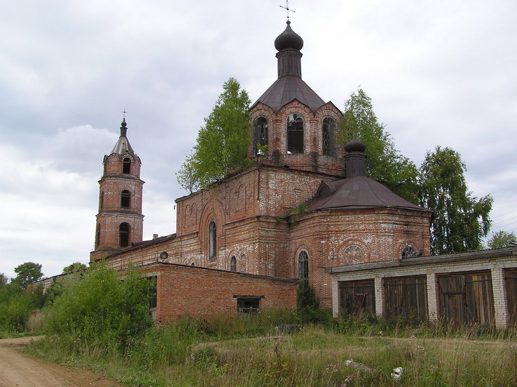 Александровское. Церковь Николая Чудотворца. фасады